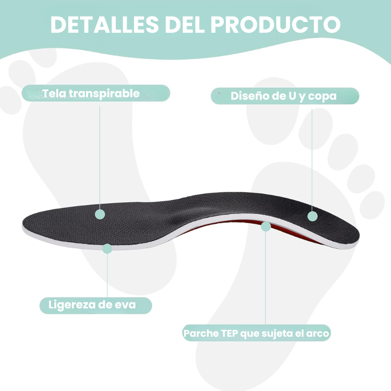 👣 Plantillas Ortopédicas con Soporte para Arco™