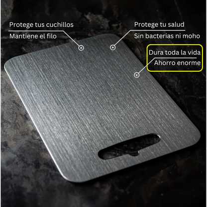 Tabla de Titanio Antibacterial™  Dile adiós a bacterias y malos olores + EBOOk recetario de regalo🎁