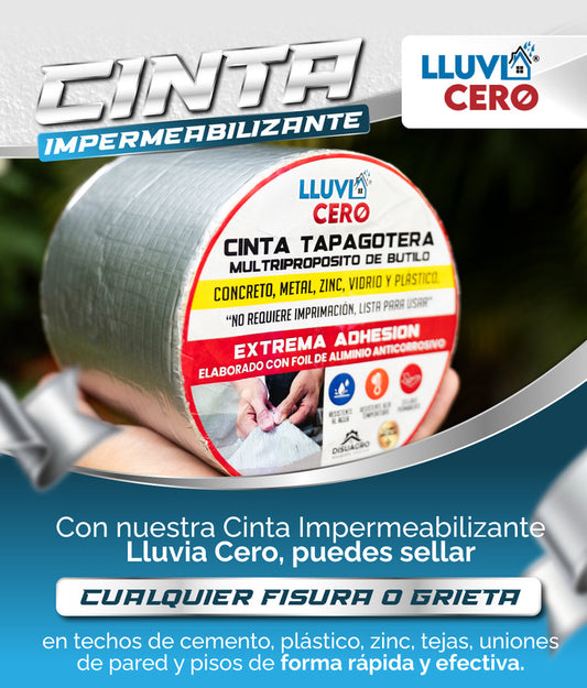 60 METROS CINTA IMPERMEABLE REPARA FUGAS