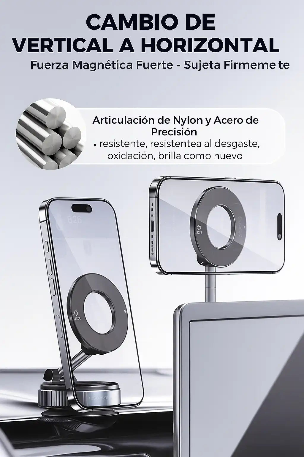 🔥Soporte magnético plegable para teléfono de coche