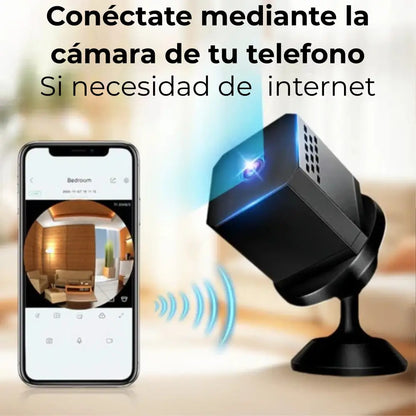 Mini🔥 cámara de seguridad de visión nocturna HD inteligente Vigila tu hogar y tu negocio