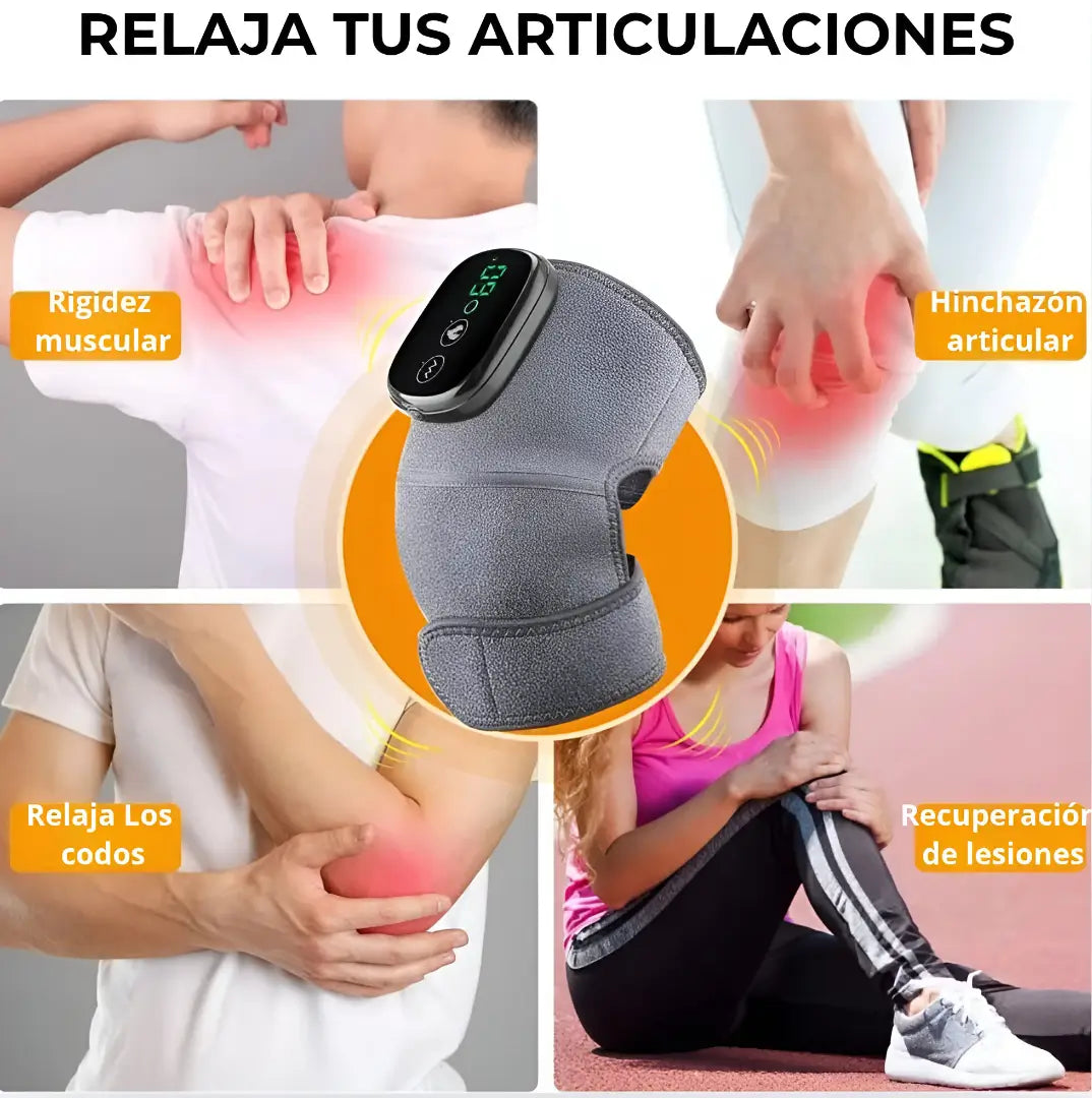 Rodillera masageadora térmica®  Alivio en minutos para tus rodillas