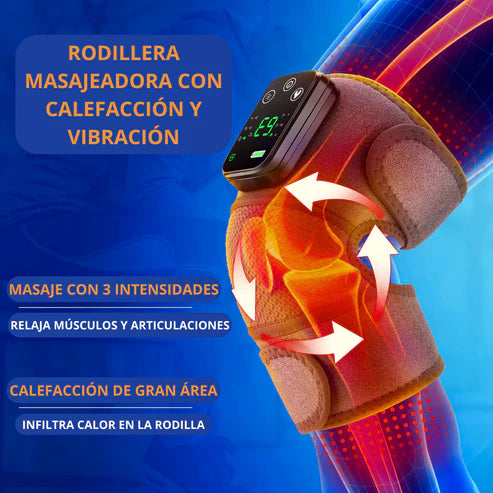Rodillera masageadora térmica®  Alivio en minutos para tus rodillas