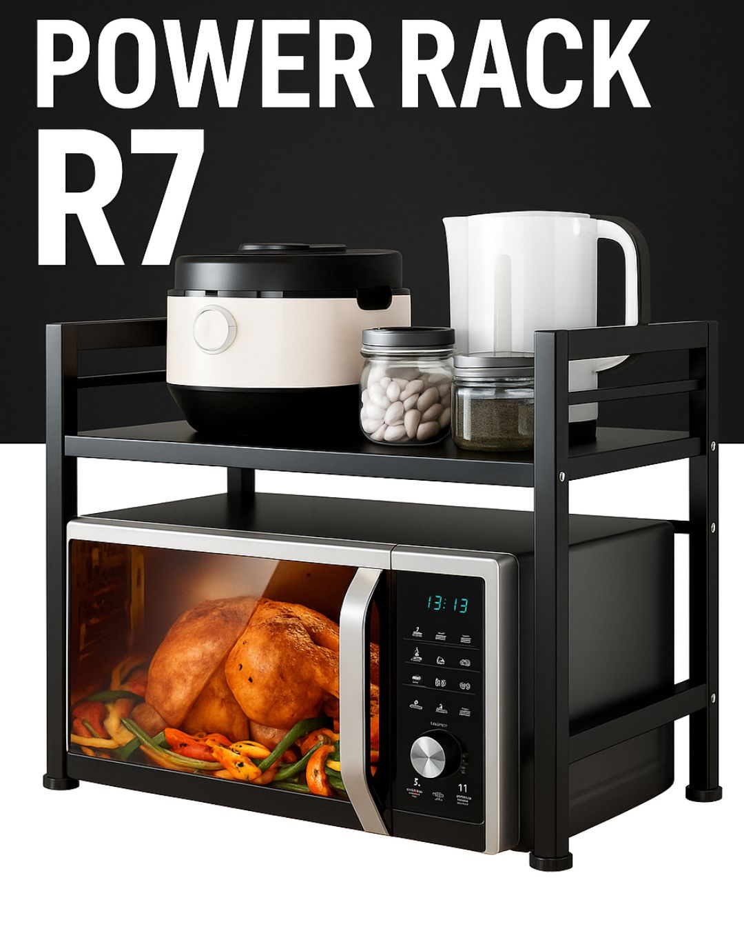 Rack Multifuncional de Cocina™ – Orden instantáneo sin reformas